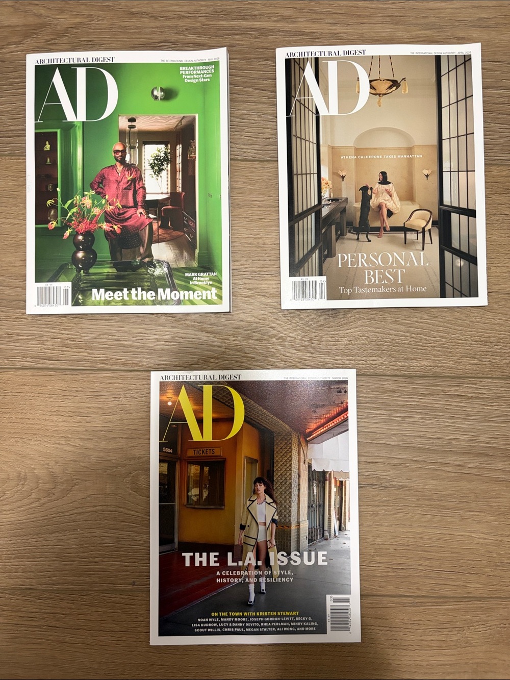 Architectural Digest Magazines (Set of 3)